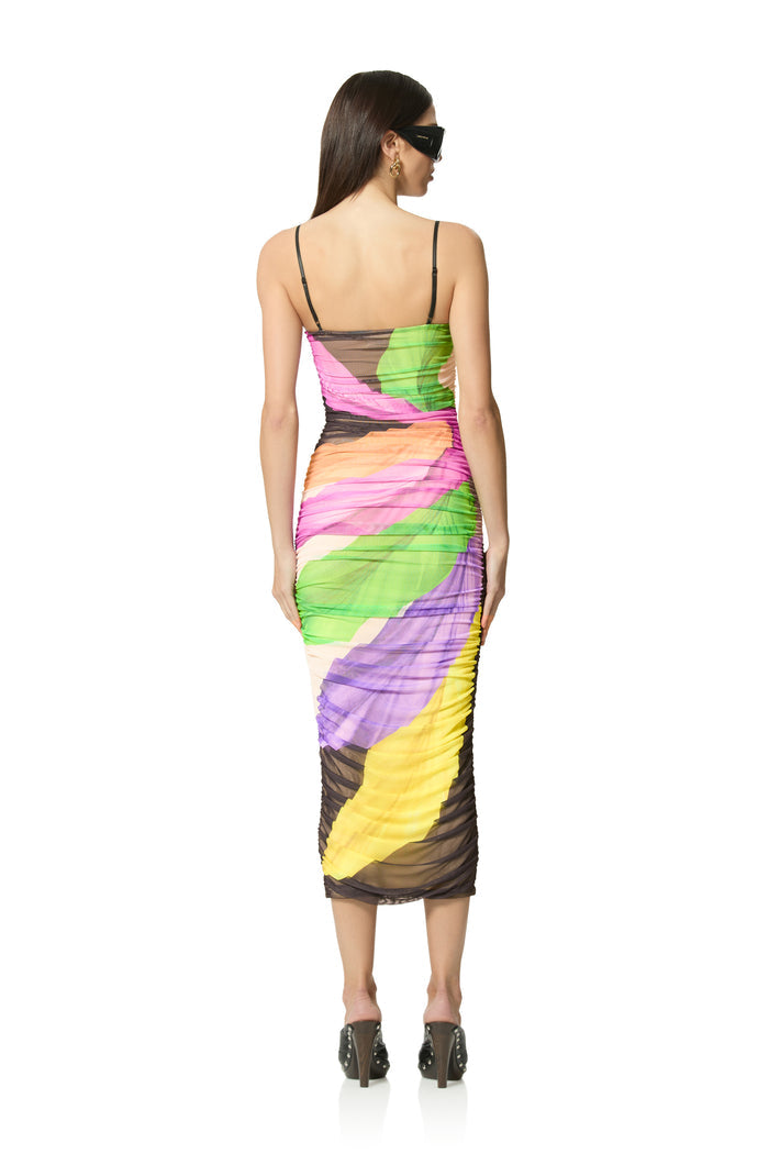 Hazel Dress - Summer Feathers
