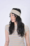 Eliza Faulkner Designs Inc. Headband in Off-White Stripe