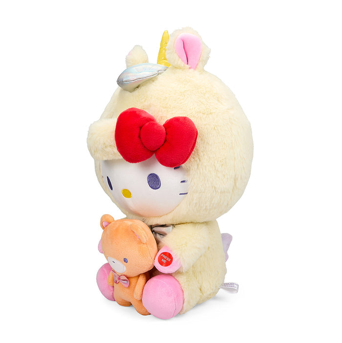 Sanrio Hello Kitty 13-inch light-up unicorn plush, soft stuffed toy with glowing features, perfect for fans of cute plush collectibles.