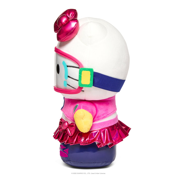 Hello Kitty and Friends Arcade Girl 13-inch plush by Sanrio, soft character plush with colorful design and playful expression.