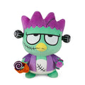 Sanrio Hello Kitty and Badtz-Maru Frankenstein 13-inch plush toy featuring Halloween-themed design and soft fabric.