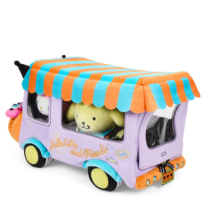 Sanrio Hello Kitty and Friends Halloween food truck plush set, 18-inch limited edition plush toys from Sanrio.
