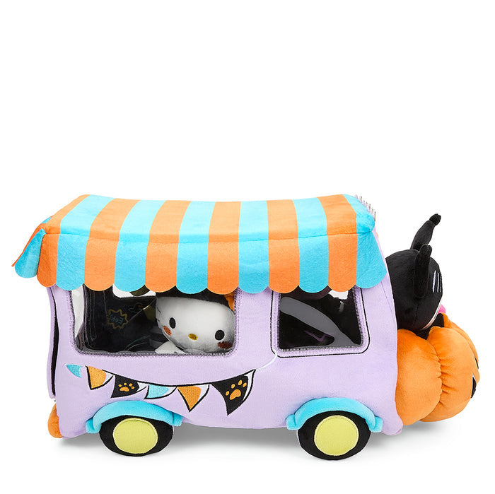 Sanrio Hello Kitty and Friends Halloween Food Truck plush set, 18-inch limited edition collectible plush toys.