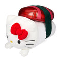 Sanrio Hello Kitty 10-inch plush toy resembling nigiri sushi with Hello Kitty and friends design. Soft, cuddly plush.