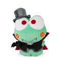 Sanrio Hello Kitty and Keroppi Dracula 13-inch plush toy featuring Halloween-themed design and soft fabric.