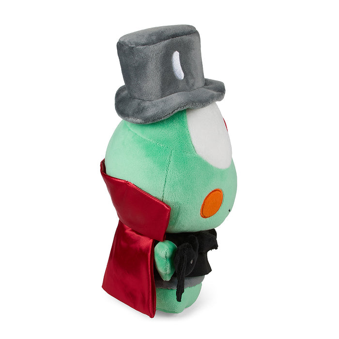 Sanrio Hello Kitty and Keroppi Dracula 13-inch plush toy, featuring Halloween-themed design with soft fabric and detailed character details.