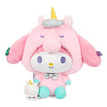 Sanrio Hello Kitty and Friends My Melody unicorn plush, 13-inch soft stuffed toy with colorful details and adorable design.