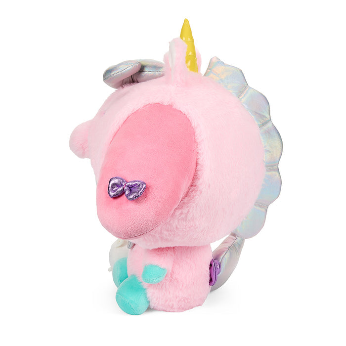 Sanrio Hello Kitty and Friends My Melody unicorn plush, 13-inch soft plush toy with colorful details and adorable design.