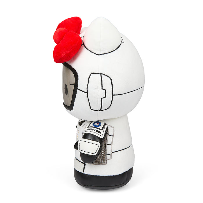 Sanrio Hello Kitty® astronaut plush by Kidrobot, white plush toy with space suit, 13-inch medium soft plush.