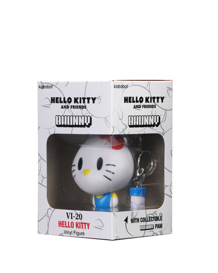 Sanrio Hello Kitty BHUNNY 4-inch vinyl figure, cute collectible toy with detailed design and bright colors.