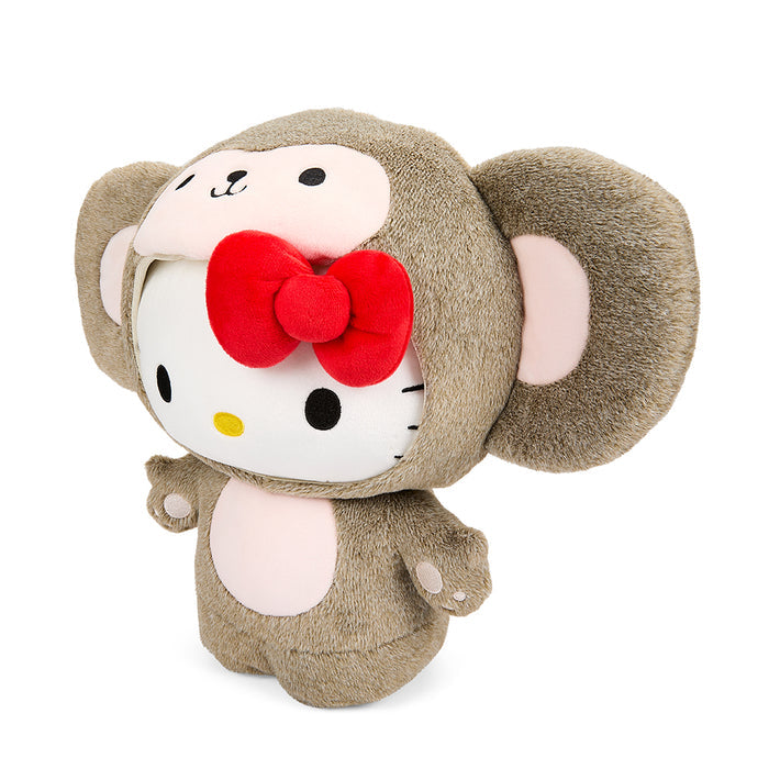 Sanrio Hello Kitty Year of the Monkey plush toy, 13-inch soft plush featuring Hello Kitty in Chinese Zodiac monkey design.