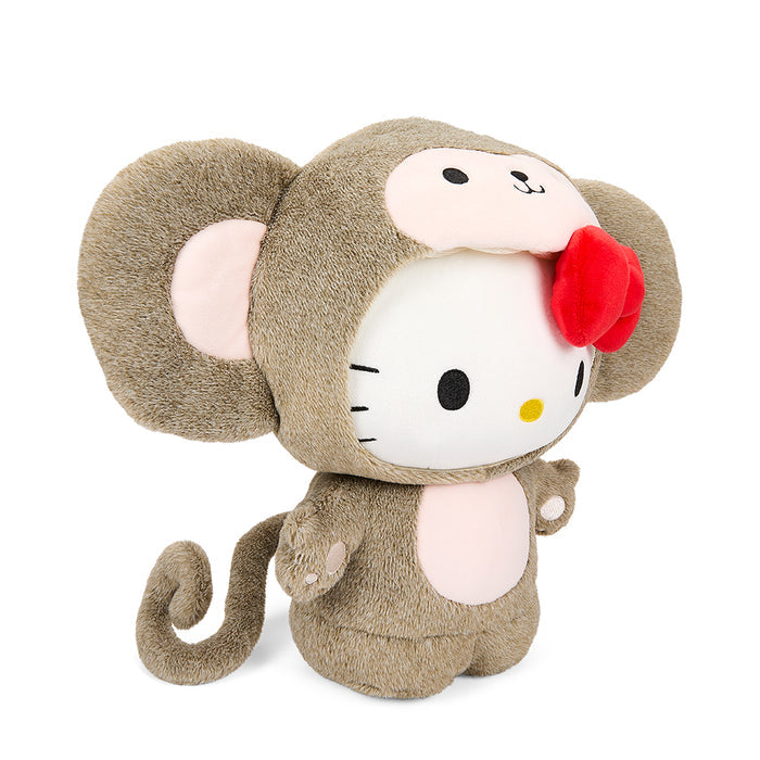 Sanrio Hello Kitty Year of the Monkey plush by Kidrobot, 13-inch soft plush toy celebrating Chinese Zodiac Monkey.