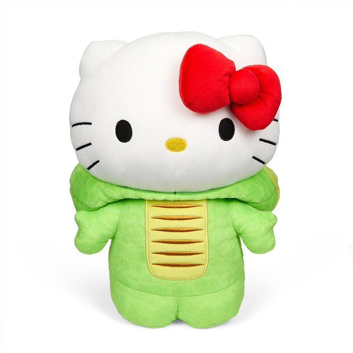 Sanrio Hello Kitty® 13-inch plush toy featuring the Year of the Snake in Chinese Zodiac design, soft and cuddly for collectors.