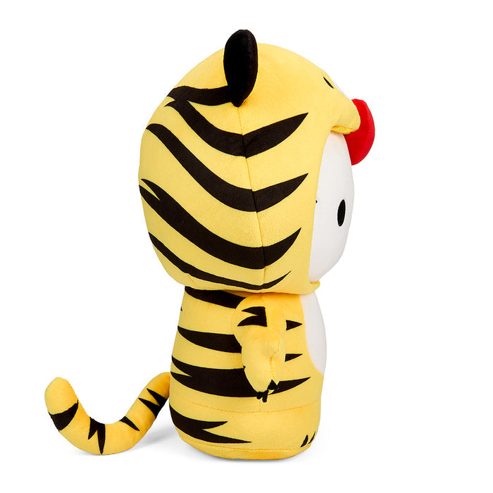 Sanrio Hello Kitty Year of the Tiger 13-inch plush toy, soft and interactive plush representing the Chinese Zodiac tiger.