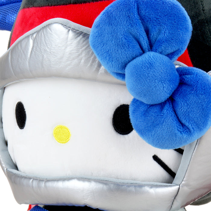 Sanrio Hello Kitty Kaiju Mechazoar plush in Knight Edition, featuring detailed plush design with vibrant colors and soft fabric.