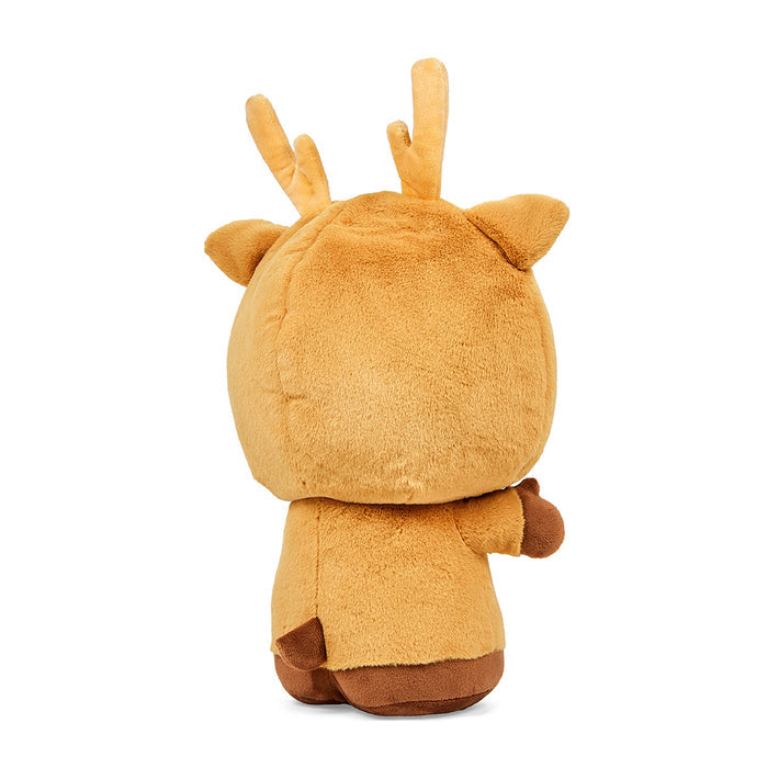 Sanrio Hello Kitty® Reindeer 13-inch plush toy with soft fabric and embroidered features, perfect for hugging and cuddling.
