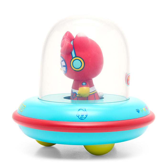 Sanrio Hello Kitty UFO Arcade Gamer 5-inch vinyl art figure, featuring her in a playful arcade-inspired pose.