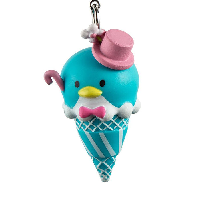 Sanrio Hello Ice Cream Cone vinyl keychain by Kidrobot, featuring a cute ice cream design on a small keychain accessory.