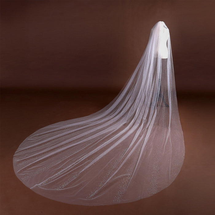 Long Length Wedding Head Veil - Rosymae