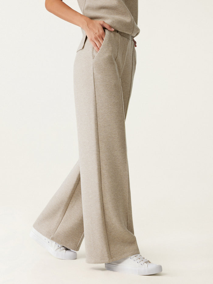 OGLmove 2Pcs Set FuzzLuxe Turtleneck Top & Regular High Waisted Straight Leg Pull On Pant