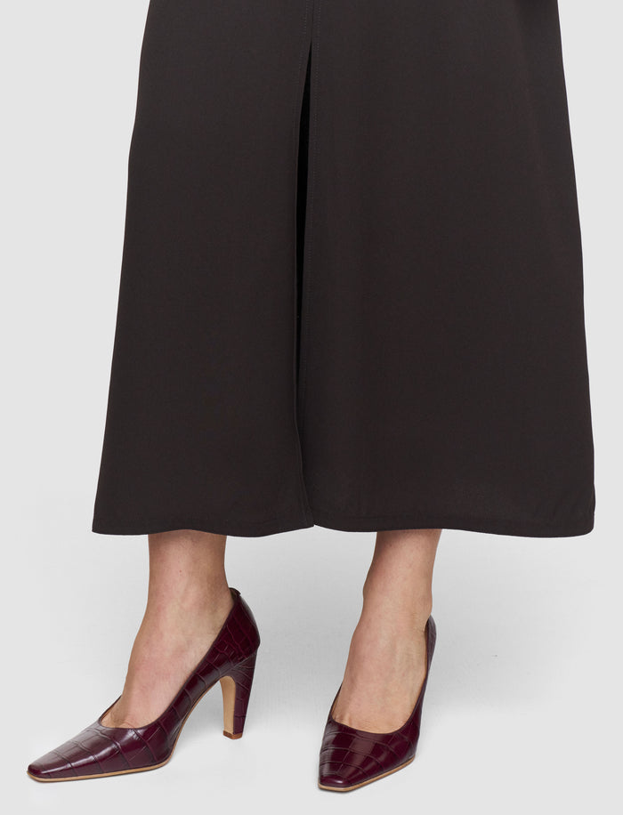 Brown Hills Crepe Dress - Joseph
