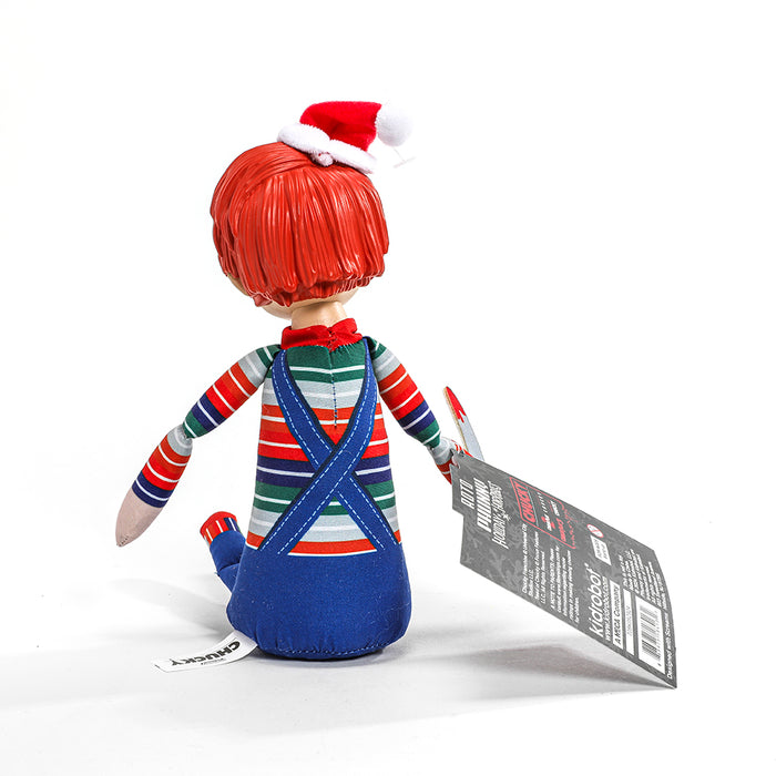 8-inch Chucky Holiday Horribles plush toy from the Phunny collection, featuring a plush Chucky with festive holiday details.