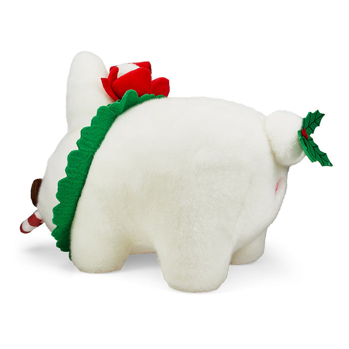 14-inch Labbit plush holiday wreath featuring a colorful Fa La La Labbit character by Kidrobot and Frank Kozik.