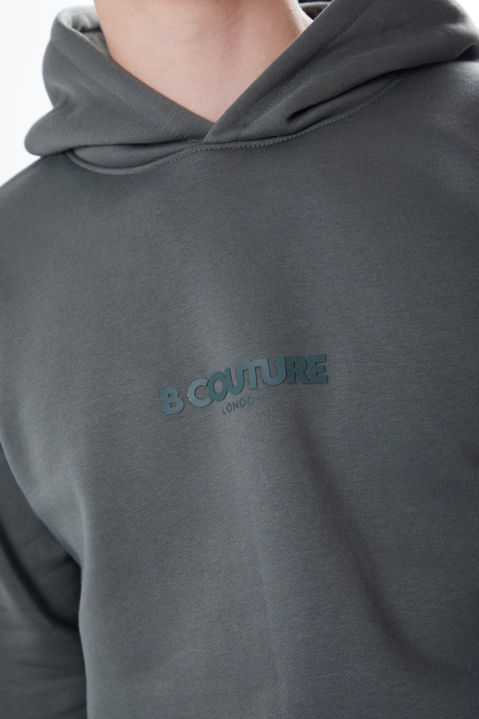 Holmdale Boys Fleece Tracksuit - Gun Metal