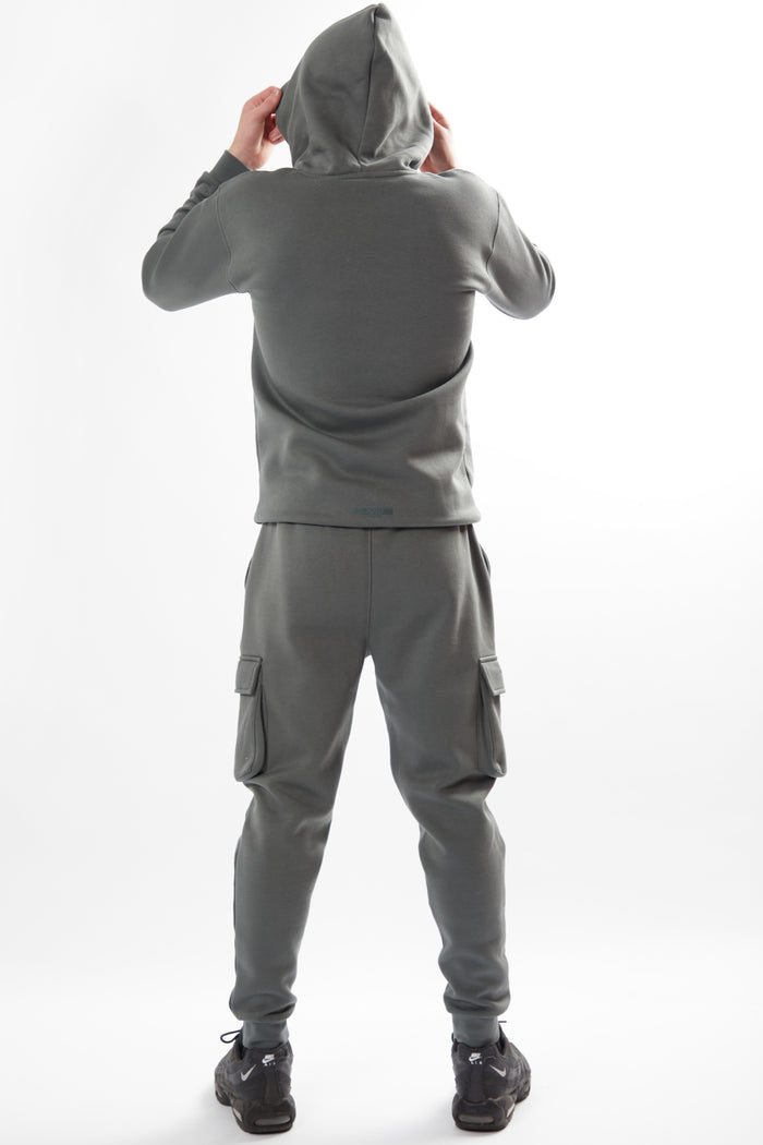 Holmdale Boys Fleece Tracksuit - Gun Metal