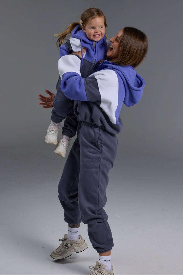 Hooded Icon Mini Tracksuit - Violet Storm