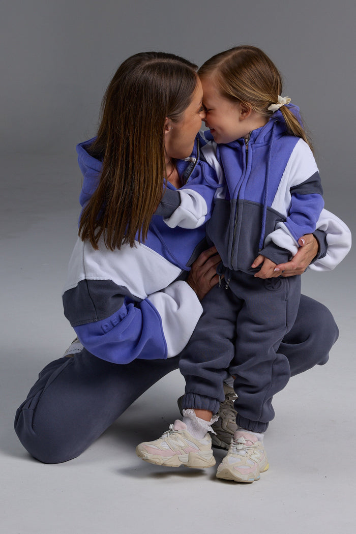 Hooded Icon Mini Tracksuit - Violet Storm