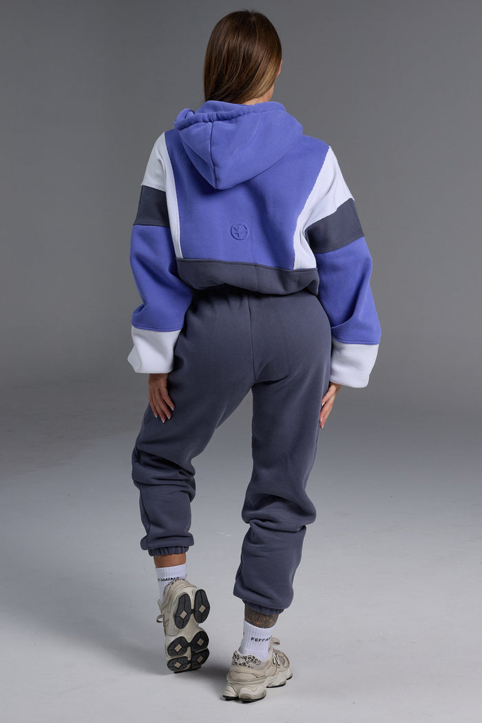 Hooded Icon Rib Fleece - Violet Storm