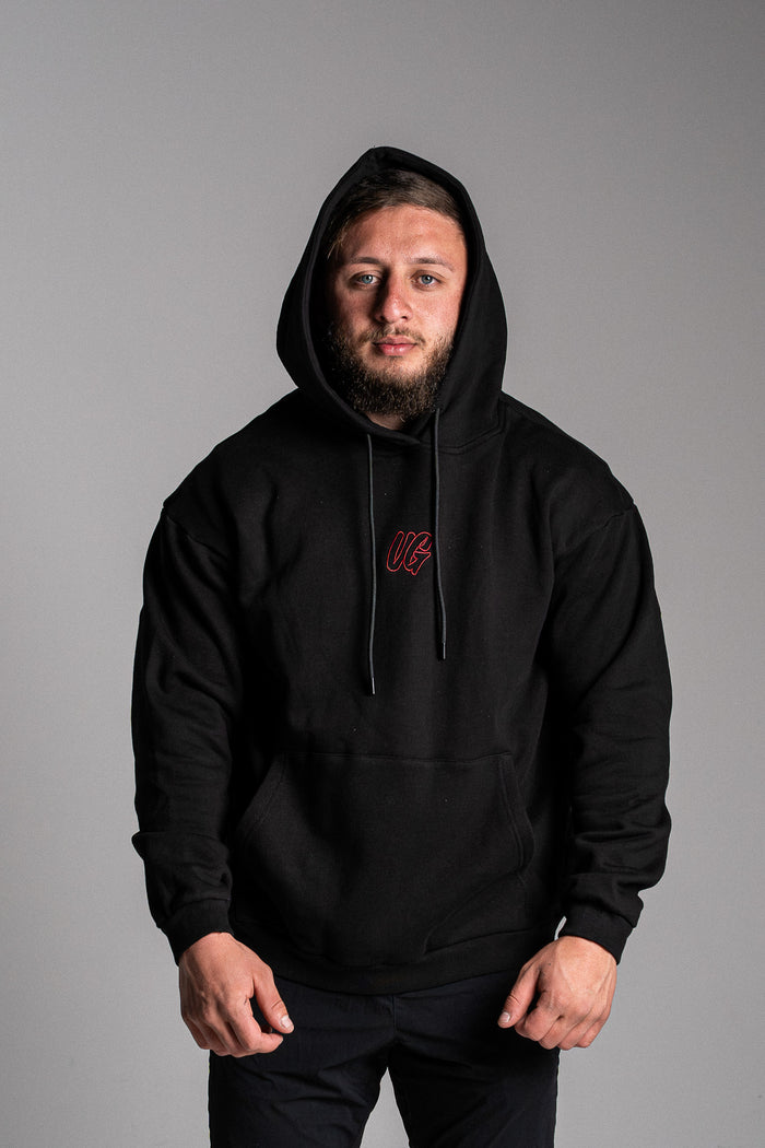 HYPE HOODIE BLACK/RED