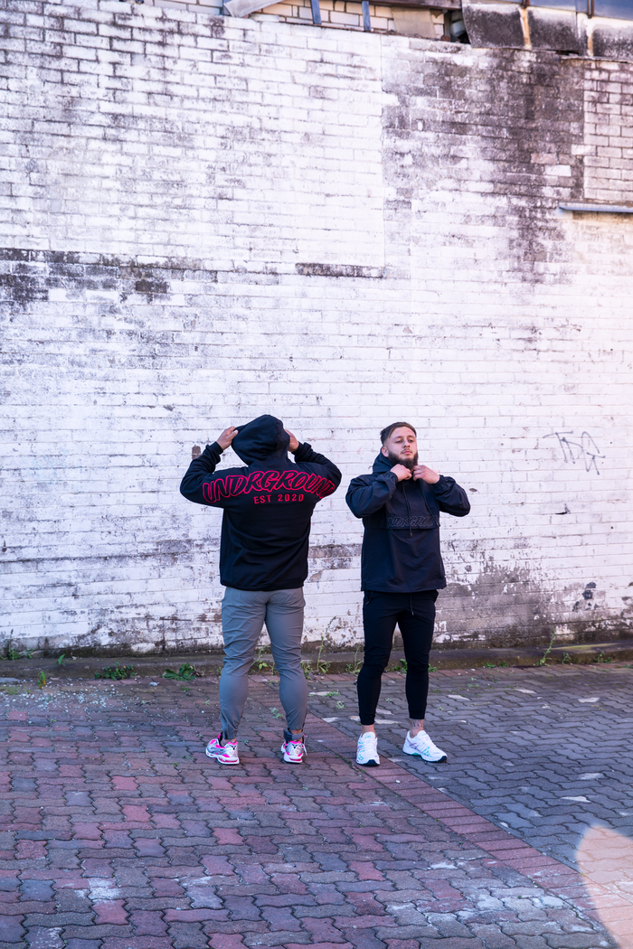 HYPE HOODIE BLACK/RED