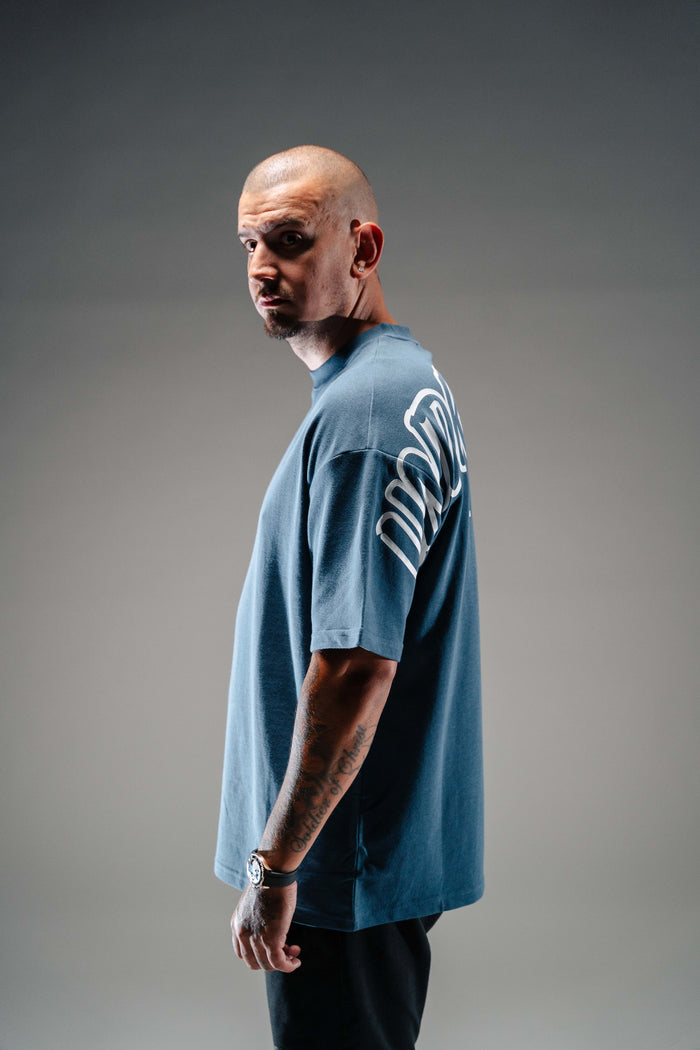 Hype Tee (Static Blue)