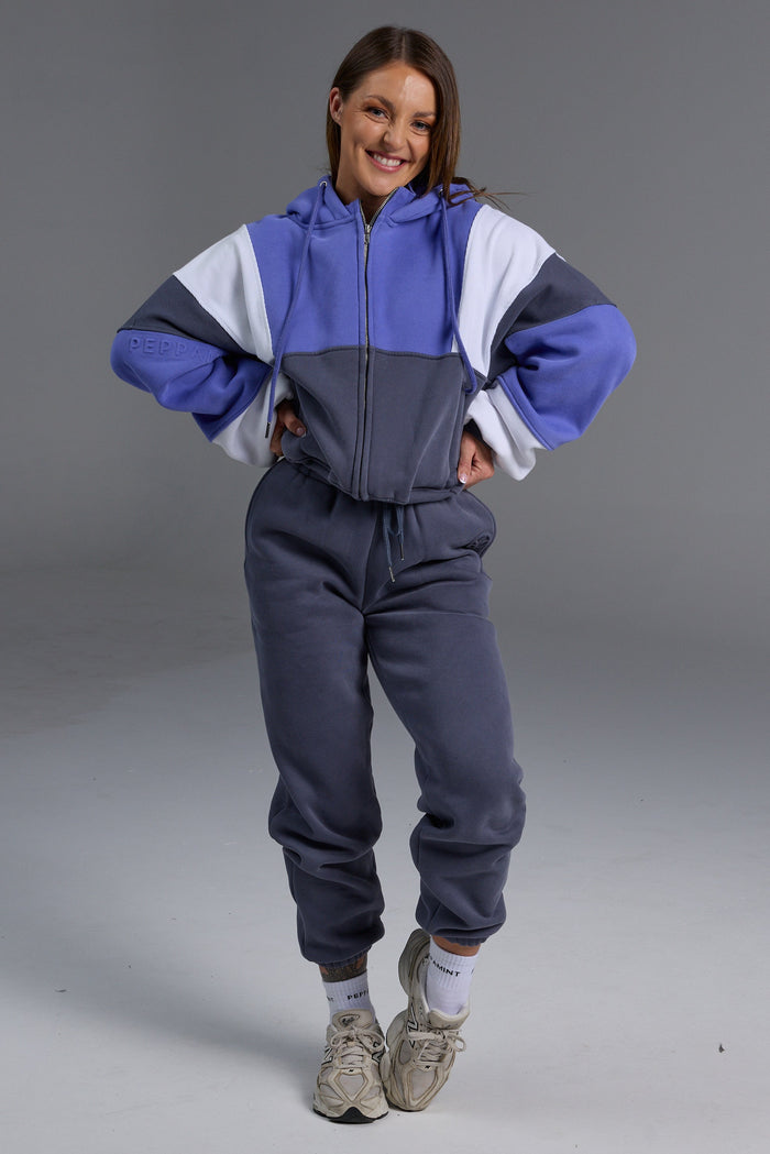 Icon Fleece Joggers - Violet Storm