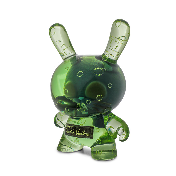 Limited edition 8-inch glow-in-the-dark resin Dunny figure titled Infected Specimen, featuring detailed, eerie art design.