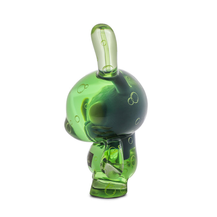 8-inch glow-in-the-dark resin Dunny figure called Infected Specimen, featuring detailed, limited edition artwork by Dunny.