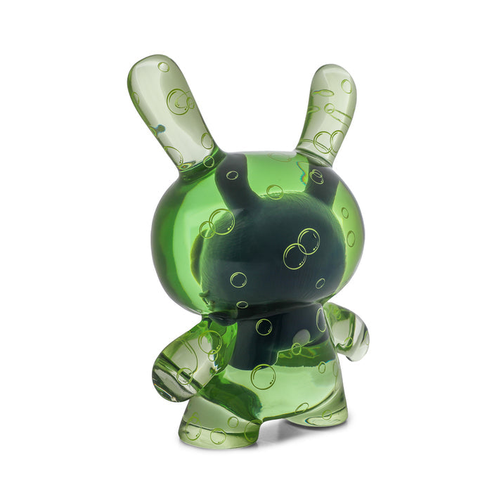 Glow-in-the-dark resin Dunny figure, Infected Specimen design, 8-inch art collectible by Dunny, limited edition of 600.