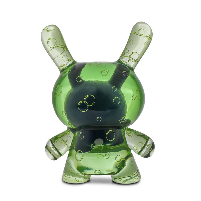 Infected Specimen Dunny 8-inch glow-in-the-dark resin art figure, limited edition collectible art toy with detailed design.