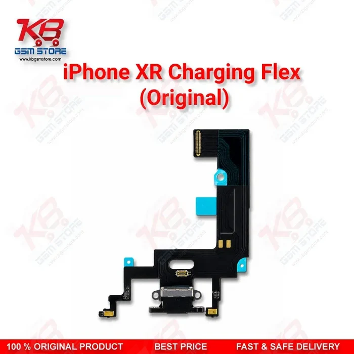 iPhone XR Charging Flex Cable Original – Lightning Port Assembly with Microphone