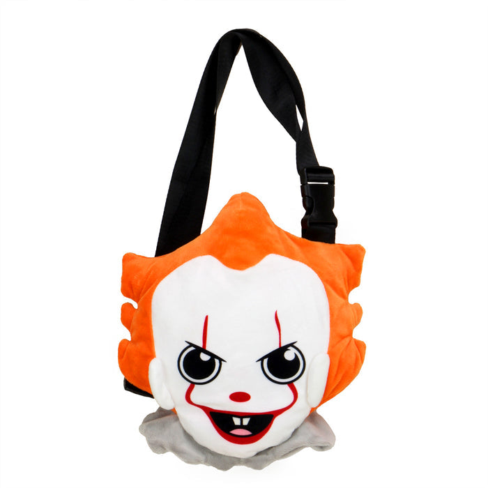 Soft IT Pennywise plush from the Phunny Pack, featuring the iconic clown character with detailed facial features and colorful costume.