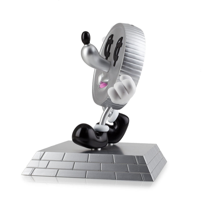 Jeremyville Lucky Money Coin vinyl art toy bank featuring a colorful, whimsical design with a coin slot on top.