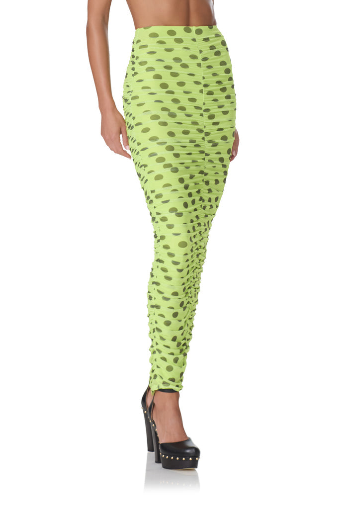 Josie Skirt - Wild Lime Dot