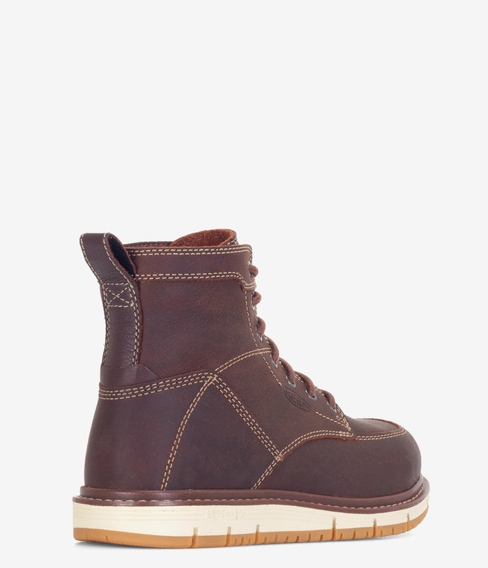 KEEN Utility San Jose 6" Aluminum Safety Toe Wedge Boot - Gingerbread