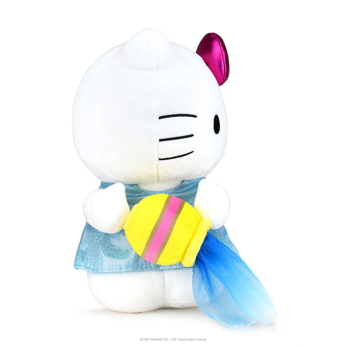 Sanrio Kidrobot Hello Kitty Zodiac Aquarius medium plush toy with detailed Aquarius-themed design and soft plush material.