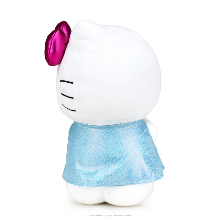 Sanrio Kidrobot Hello Kitty Zodiac plush in Aquarius edition, featuring a soft, medium-sized Aquarius-themed Hello Kitty plush toy.