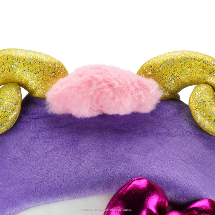 Sanrio Kidrobot Hello Kitty Zodiac Medium Plush Aries Edition featuring a soft plush of Hello Kitty with Aries-themed design.
