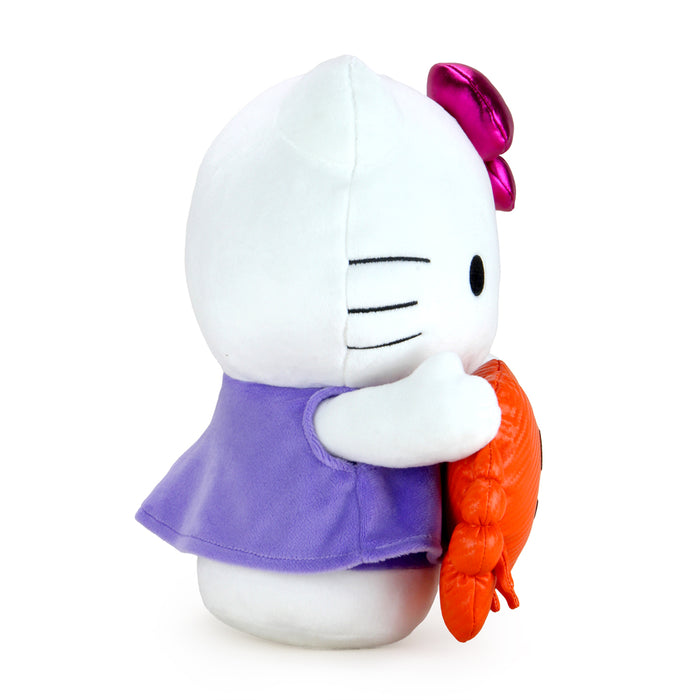 Kidrobot Hello Kitty Zodiac plush in Cancer edition, soft medium plush toy featuring Hello Kitty and zodiac symbols by Sanrio.