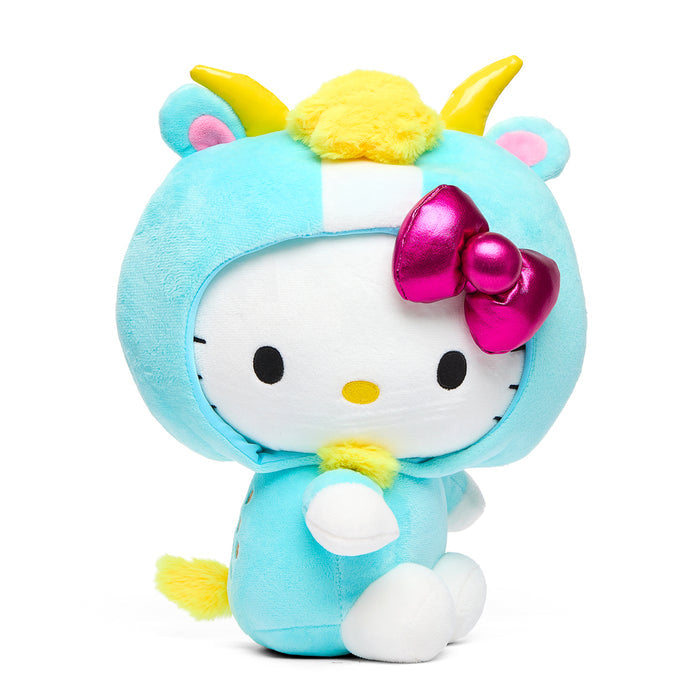 Sanrio Kidrobot Hello Kitty Zodiac Capricorn plush toy, medium-sized soft plush featuring detailed Capricorn design.